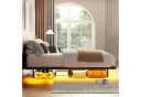 FABATO Metallbett Schwebebett Schwarz 90x200 cm Bild 4