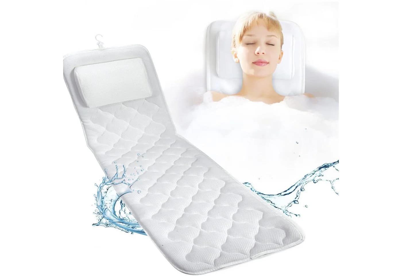 Refined Living Badewannenkissen mit Nackenstütze & 4D-Mesh - Bild 2