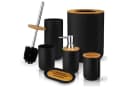 Refined Living Badaccessoire-Set 6St Schwarz Matt Bild 2