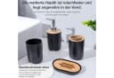Refined Living Badaccessoire-Set 6St Schwarz Matt Bild 5