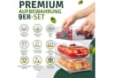 Refined Living Aufbewahrungsbox Kühlschrank Organizer Set Stapelbar - 9er Set (3 Größe) Korbeinsatz Bild 4