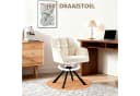 Refined Living Esszimmerstuhl 360° Drehstuhl Samt Beige Bild 3