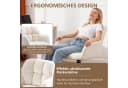 Refined Living Esszimmerstuhl 360° Drehstuhl Samt Beige Bild 5