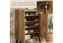 SeedWave Schuhschrank Holzoptik 5 Fächer Dämpfung Bild 5