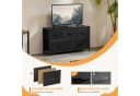 IDEASY Schubkastenkommode Frisiertisch, Schlafzimmerschrank-Organizer mit 5 Schubladen Bild 5