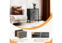 IDEASY Schubkastenkommode 2er-Set Stoffschubladen Grau Bild 5
