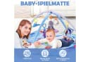 HEYHIPPO Spielmatte Baby Krabbeldecke Blau 110x110x43cm Bild 5