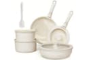 HEYHIPPO Topf-Set 12-tlg. Creme Aluminium Antihaft Bild 3