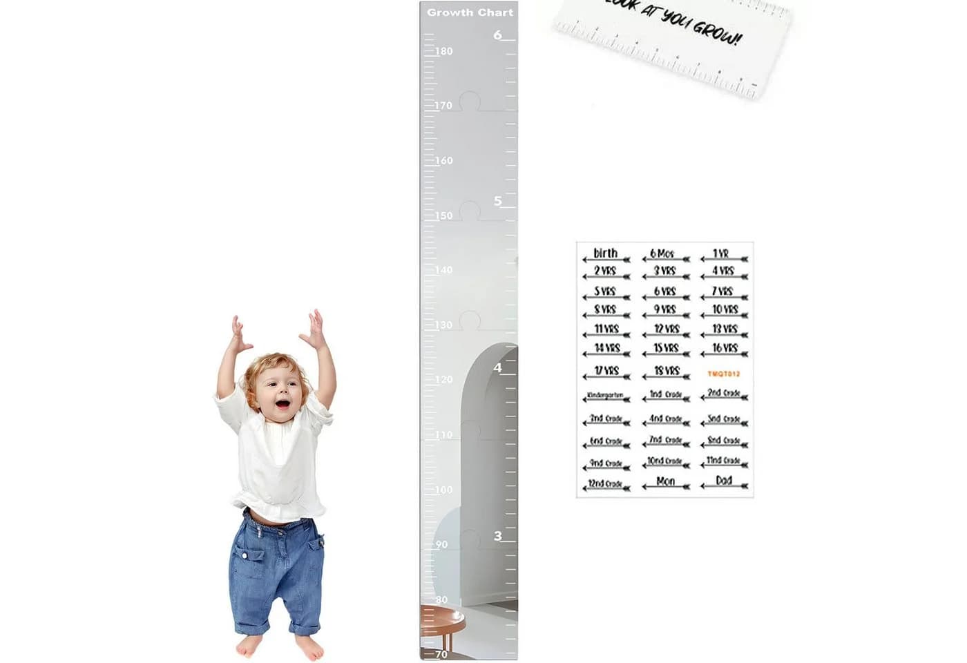 Wachstumstabelle für Kinderzimmer aus Acryl - Bild 3