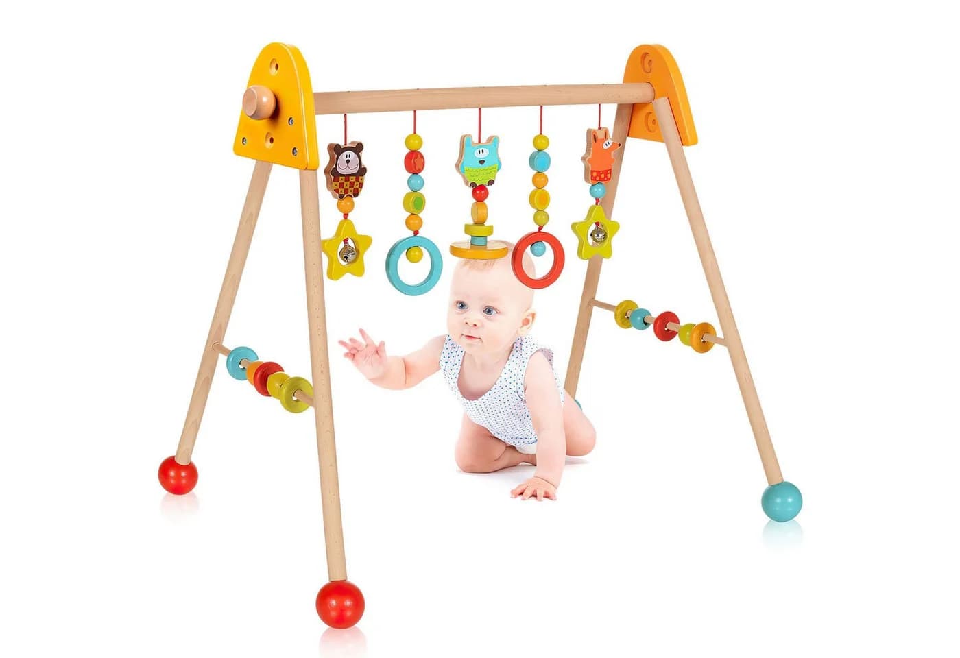 HEYHIPPO Baby Gym Holzspielbogen Babygymnastikrahmen - Bild 2