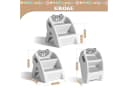 HEYHIPPO Kinderhocker Grau PP+TPE 32x33x35 cm Bild 1