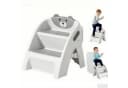 HEYHIPPO Kinderhocker Grau PP+TPE 32x33x35 cm Bild 2