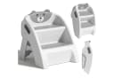 HEYHIPPO Kinderhocker Grau PP+TPE 32x33x35 cm Bild 3