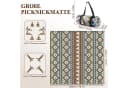 HEYHIPPO Picknickdecke 2x2m Bohème-Muster Bild 1