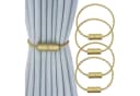 HEYHIPPO Magnethalter für Gardinen 4er-Set Gold Bild 3