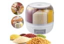 HEYHIPPO Müslispender 6 kg Weiß 360° drehbar Bild 2