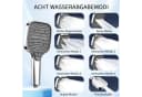 Modernes Duschkopf Set in Silber Chrom Bild 5