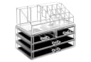 HEYHIPPO Make-Up Organizer Acryl 4 Schubladen transparent Bild 3