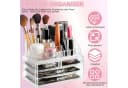 HEYHIPPO Make-Up Organizer Acryl 4 Schubladen transparent Bild 5