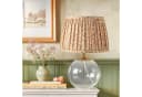 STANBOW Nachttischlampe Retro Gelb Blumenmuster Glas E27 Bild 1