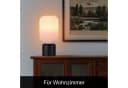 STANBOW Tischleuchte Schwarz Glas E27 mit Wippschalter Bild 5