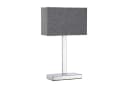STANBOW Tischleuchte Grau Leinenschirm Metallsockel Modern Stil E27 Bild 2