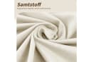 IDEASY 6er Esszimmerstuhl-Set mit Drehfunktion, Samt Bezug Beige Bild 4