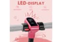 Vankel Elektro-Kinderroller 14 km/h LED-Lichter Rosa Bild 1
