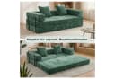 Vankel Loungesofa 4-in-1 mit Schlaffunktion Dunkelblau/Hellgrau Bild 1