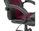 TRESKO Racing Chefsessel Bürostuhl Weinrot mit Wippmechanik Bild 4