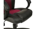 TRESKO Racing Chefsessel Bürostuhl Weinrot mit Wippmechanik Bild 5