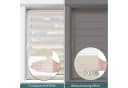 Doppelrollo Klemmfix ohne Bohren, Vkele, 230cm, Blickdicht Beige Bild 1