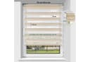 Doppelrollo Klemmfix ohne Bohren, Vkele, 230cm, Blickdicht Beige Bild 5