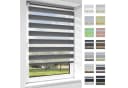 Doppelrollo Klemmfix ohne Bohren, Vkele, 230cm, Blickdicht für Fenster und Tür Bild 2