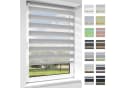 Doppelrollo Klemmfix ohne Bohren, Vkele, 230cm, Blickdicht Grau Bild 2