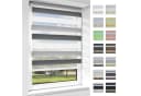 Doppelrollo Klemmfix ohne Bohren, Vkele, 230cm, Blickdicht Bild 2