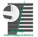 Doppelrollo Fensterrollos Ohne Bohren Vkele 200cm/230cm Sonnenschutz Verdunkelnd Bild 1