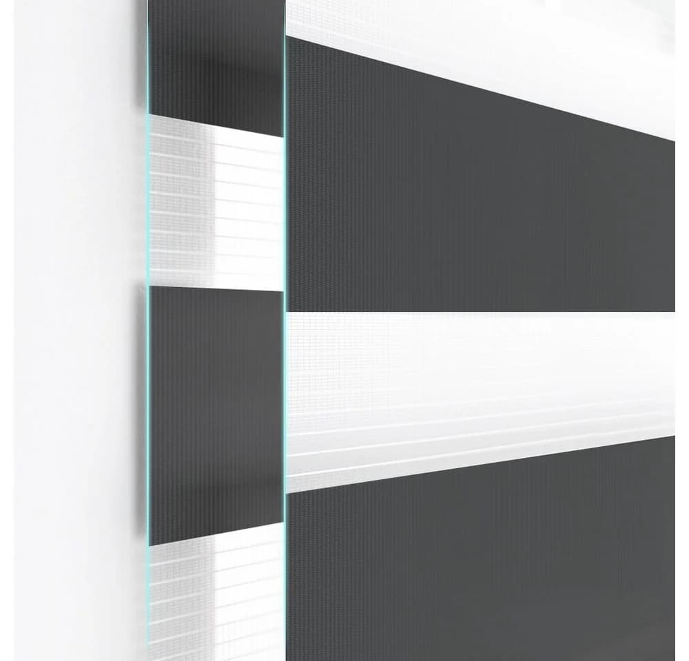 Doppelrollo Fensterrollos Ohne Bohren Vkele 200cm/230cm Sonnenschutz Verdunkelnd - Bild 2