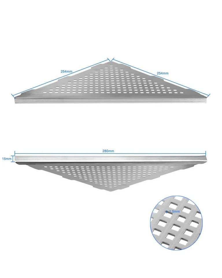 Moderne Duschablage aus Edelstahl - Bild 5