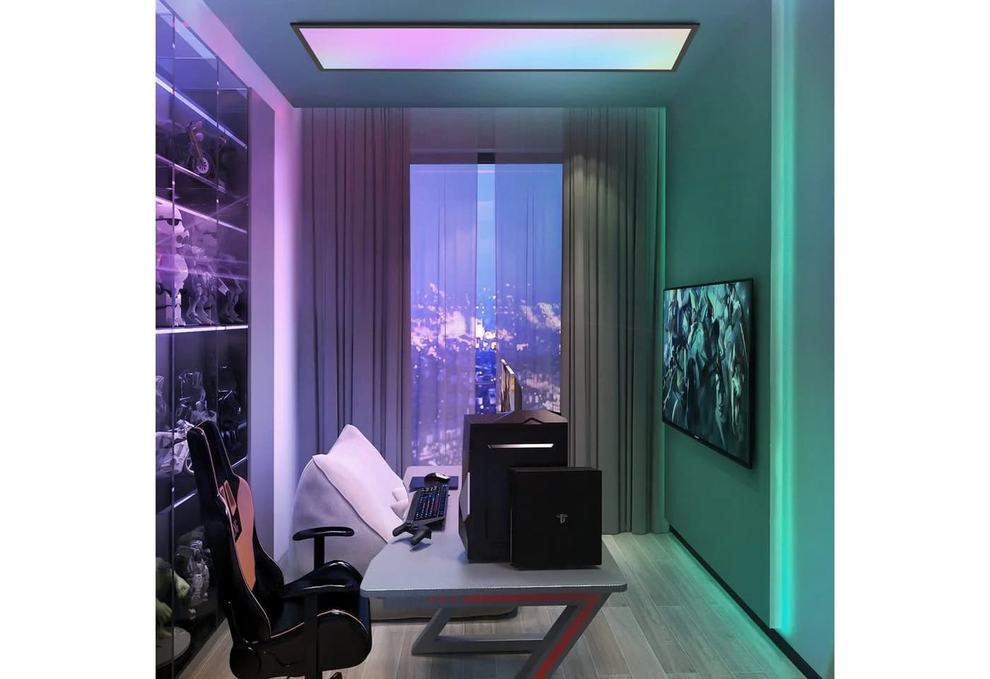 ZMH LED Deckenleuchte RGB Dimmbar Schwarz - Bild 3