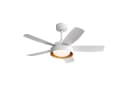 Rolipo Deckenventilator 42" mit LED & Fernbedienung Weiß Bild 2