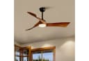 Rolipo Deckenventilator 132 cm mit LED Licht & Massivholzflügeln Bild 2