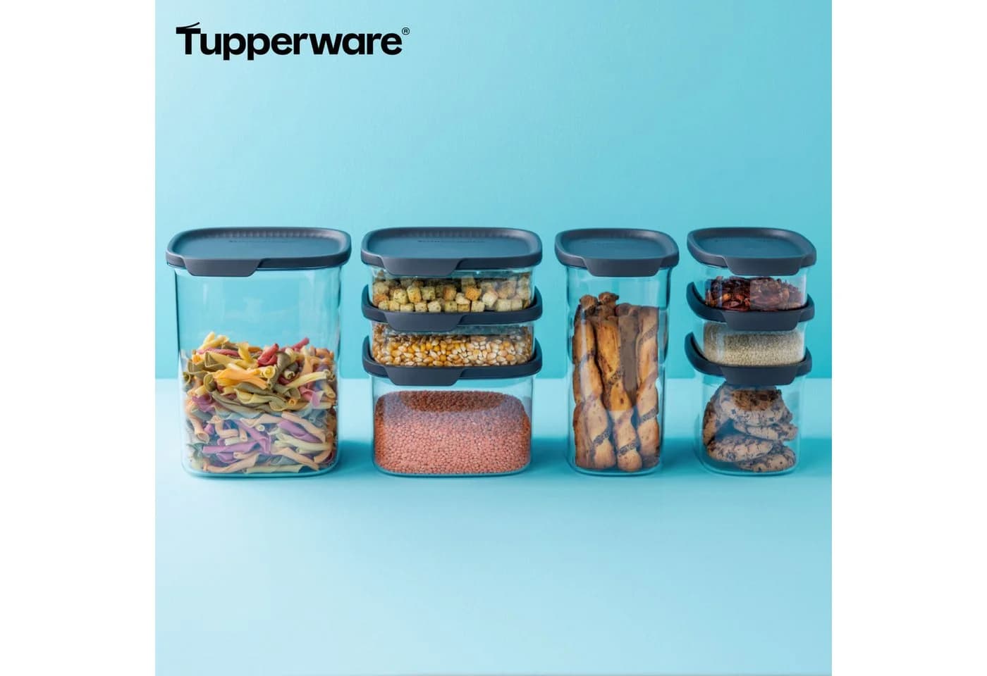 TUPPERWARE Vorratsdose Ultra Clear 1,7 Liter Eckig Transparent - Bild 4