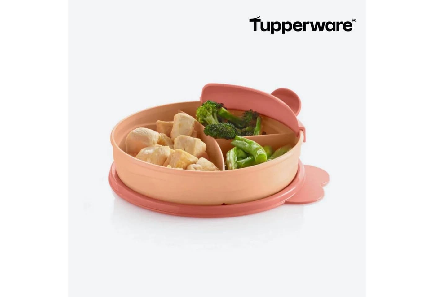TUPPERWARE TupperCare Menüteller 310 ml mit 3 Fächern
