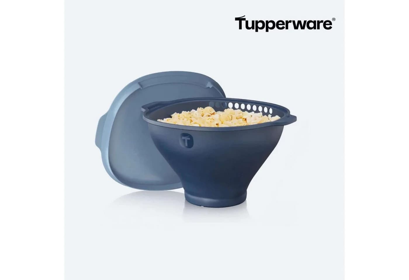 TUPPERWARE Mikrowellenbehälter WOW Pop® Popcorn-Zubereiter Glas Silikon - Bild 2