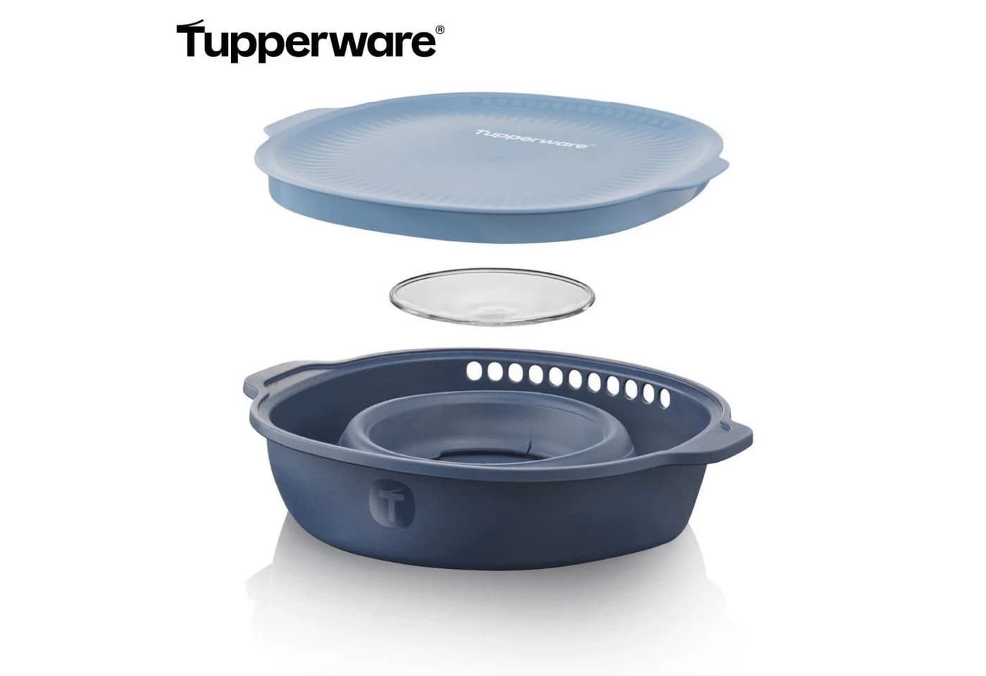 TUPPERWARE Mikrowellenbehälter WOW Pop® Popcorn-Zubereiter Glas Silikon - Bild 4