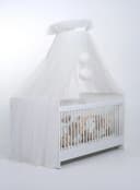 Baby Fancyroom Betthimmel Tüll 165cm mit 2 Bommeln Bild 1