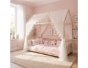 Baby Fancyroom Betthimmel Tüll Hausbett Kinderbett 2 Stück 340cm 380cm Montessori Bild 5