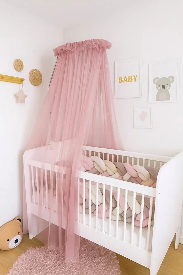 Baby Fancyroom Betthimmel 300x180cm Tüll Handgefertigt - Bild 2