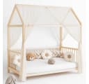 Baby Fancyroom Betthimmel Premium Tüll Hausbett Himmel Weiß Bild 1